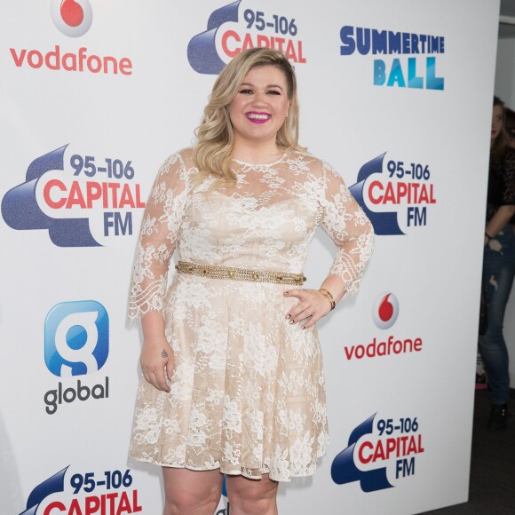 Kelly Clarkson, à Londres, le 5 juin 2015.