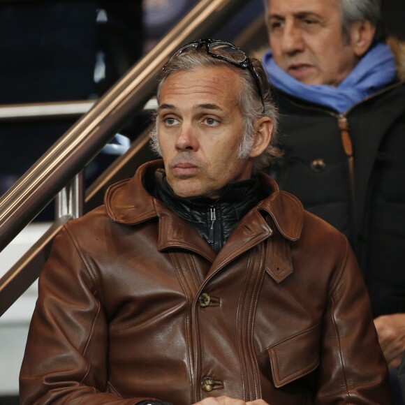 Paul Belmondo lors de la victoire du Paris Saint-Germain sur Saint-Etienne, le 25 octobre 2015 au Parc des Princes à Paris