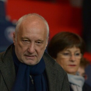 François Berléand lors de la victoire du Paris Saint-Germain sur Saint-Etienne, le 25 octobre 2015 au Parc des Princes à Paris