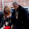 Beyoncé Knowles et son mari Jay-Z sont allés au défilé de mode de Kanye West à New York. Le 12 février 2015
