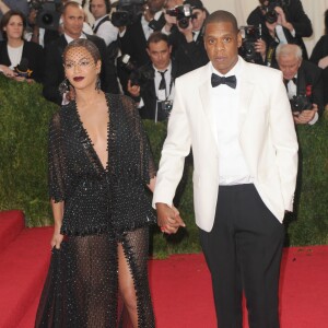 Beyonce Knowles et son mari Jay-Z - Soirée du Met Ball / Costume Institute Gala 2014: "Charles James: Beyond Fashion" à New York, le 5 mai 2014.