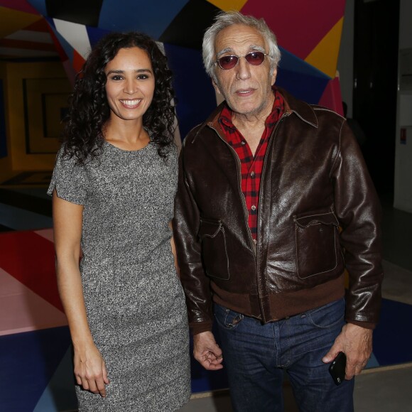 Aïda Touihri et Gérard Darmon - Inauguration du Perspective Playground by Olympus au palais de Tokyo à Paris, le 27 octobre 2015. © Marc Ausset-Lacroix/Bestimage