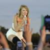 Taylor Swift sur la scène du Barclaycard British Summer Time à Londres, le 27 juin 2015