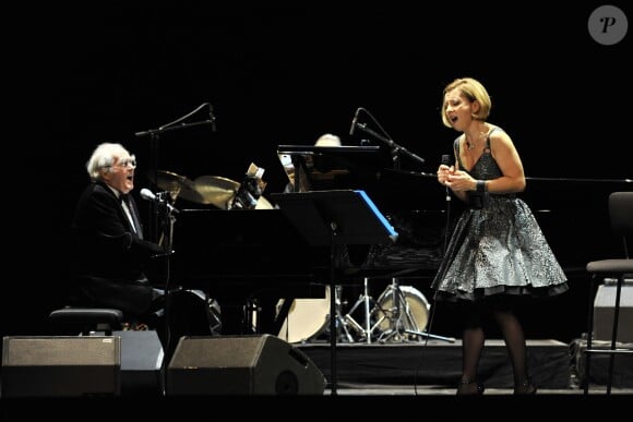 Natalie Dessay et Michel Legrand à L'Opéra Garnier, le 22 novembre 2011.