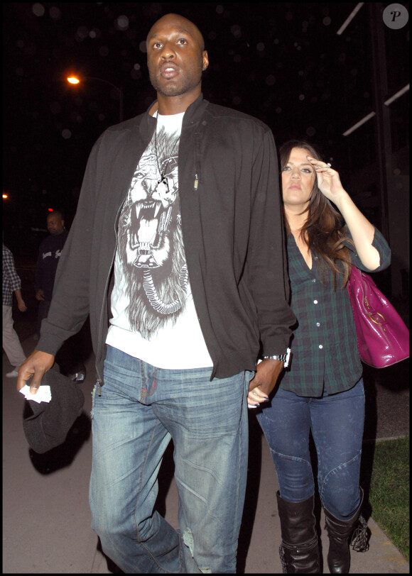 Khloe Kardashian et Lamar Odom en 2009