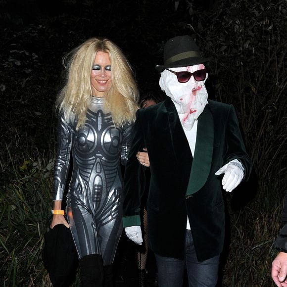 Claudia Schiffer et son mari Matthew Vaughn - People à la soirée Halloween de Jonathan Ross à Londres. Le 31 octobre 2015