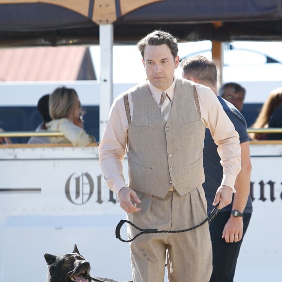 Exclusif - Ben Affleck sur le tournage de son nouveau film 'Live By Night' à côté de Savannah en Georgie, le 30 octobre 2015.