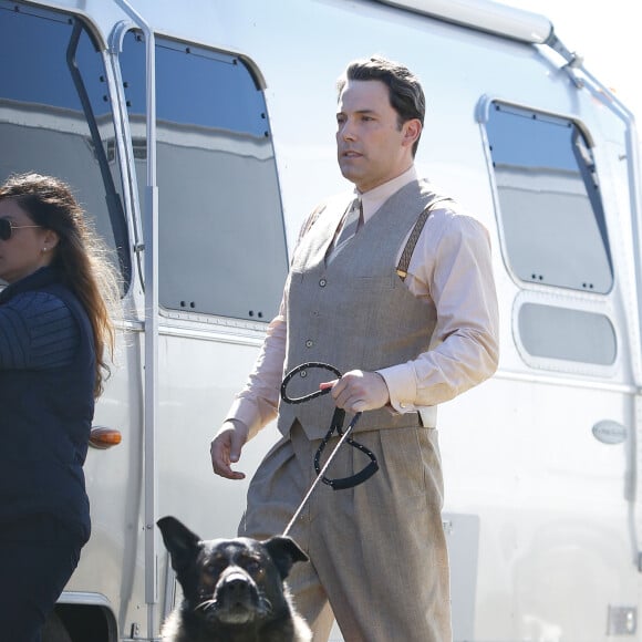 Exclusif - Ben Affleck sur le tournage de son nouveau film 'Live By Night' à côté de Savannah en Georgie, le 30 octobre 2015.