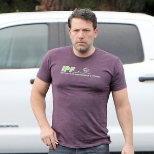 Ben Affleck emmène sa fille Violet à l'église à Pacific Palisades, le 18 octobre 2015