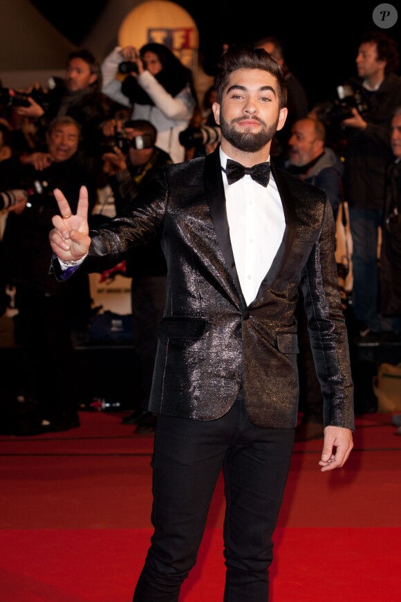 Kendji Girac - 16ème édition des NRJ Music Awards à Cannes. Le 13 décembre 2014.