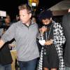 Willow Smith quitte le restaurant The Nice Guy à l'issue du dîner d'anniversaire de Kendall Jenner. West Hollywood, Los Angeles, le 2 novembre 2015.