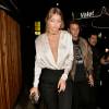 Gigi Hadid - Soirée pour le 20ème anniversaire de Kendall Jenner au Nice Guy nightclub à West Hollywood, le 2 novembre 2015. Son anniversaire a officiellement débuté à minuit car Kendall Jenner est née le 3 novembre.  Celebrities attend Kendall Jenner's 20th birthday party at The Nice Guy nightclub in West Hollywood, California on November 2, 2015. Kendall's birthday officially started at midnight and many of her close friends and family were with her to celebrate, including Justin Bieber who was fresh off of probation!02/11/2015 - West Hollywood