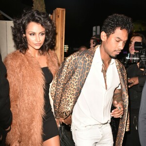 Nazanin Mandi et son compagnon le chanteur Miguel (Miguel Jontel Pimentel) - Soirée pour le 20ème anniversaire de Kendall Jenner au Nice Guy nightclub à West Hollywood, le 2 novembre 2015. Son anniversaire a officiellement débuté à minuit car Kendall Jenner est née le 3 novembre.  Celebrities attend Kendall Jenner's 20th birthday party at The Nice Guy nightclub in West Hollywood, California on November 2, 2015. Kendall's birthday officially started at midnight and many of her close friends and family were with her to celebrate, including Justin Bieber who was fresh off of probation!02/11/2015 - West Hollywood