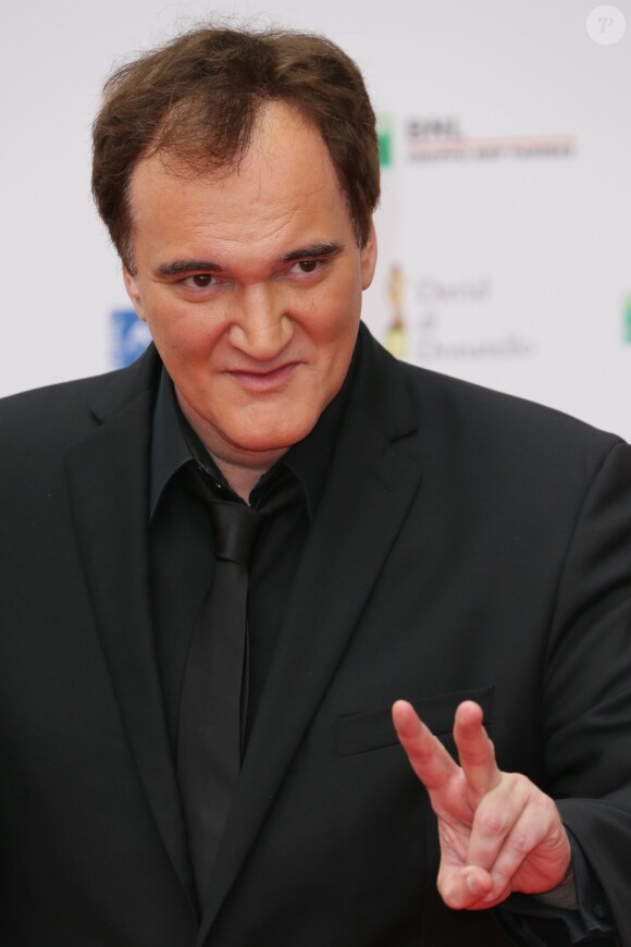 Quentin Tarantino à Rome, le 12 juin 2015.