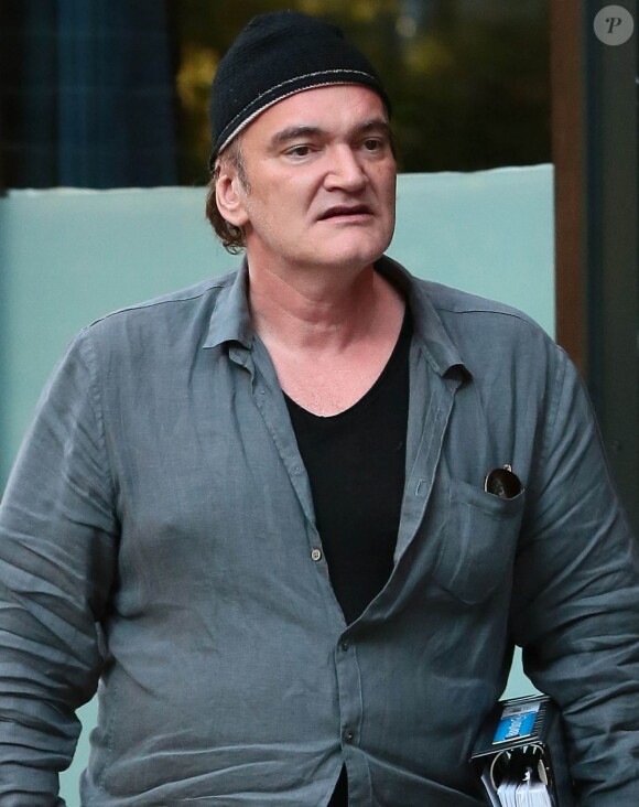 Quentin Tarantino dans les rues de New York le 18 septembre 2014