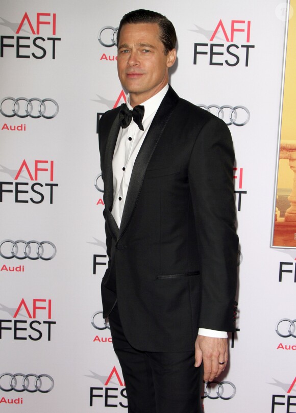 Brad Pitt - Avant-première du film "Vue sur mer" lors du gala d'ouverture de l'AFI Fest à Hollywood, le 5 novembre 2015.