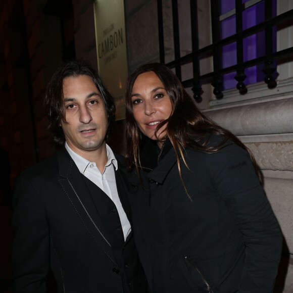 Zazie et son compagnon Philippe Paradis - Soiree stand up for African Mothers a Paris le 19 Novembre 2012.