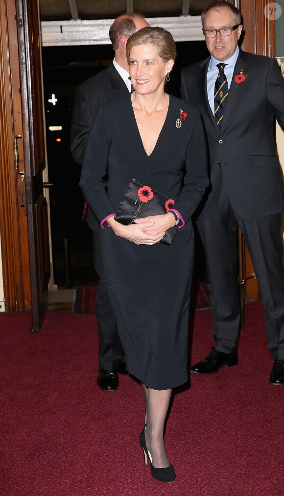 Sophie, la comtesse de Wessex au Royal British Legion Festival of Remembrance au Royal Albert Hall de Londres, le 7 novembre 2015