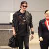 Michael Clifford arrive à l'aéroport de LAX à Los Angeles, le 2 février 2015.