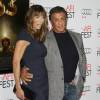 Sylvester Stallone et sa femme Jennifer Flavin à la première de "The 33" à Hollywood, le 10 novembre 2015