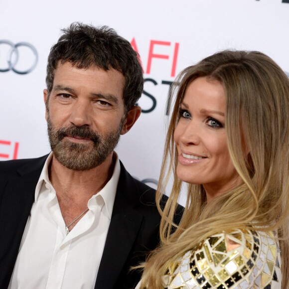 Antonio Banderas et Nicole Kimpel lors de la première de The 33 au AFI FEST 2015, TCL Chinese Theatre, Los Angeles, le 9 novembre.