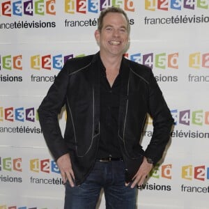 Garou - Conférence de presse pour le Téléthon à France Télévisions à Paris. Le 4 novembre 2014