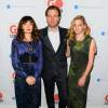 Ewan McGregor, sa femme Eve Mavrakis et leur fille Esther Rose lors de la soirée Go Campaign Gala à Los Angeles, le 12 novembre 2015.
