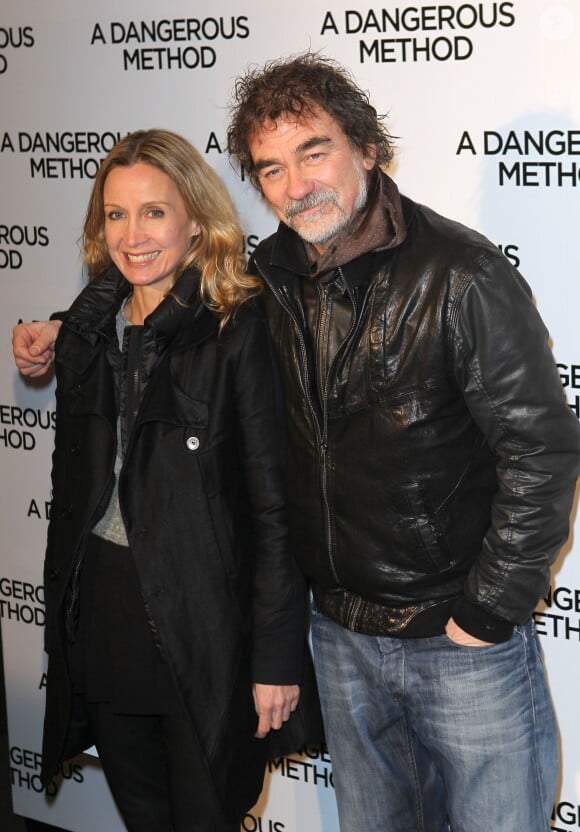 Olivier et Catherine Marchal  - Avant-Première du film A Dangerous Method à Paris le 12 décembre 2011