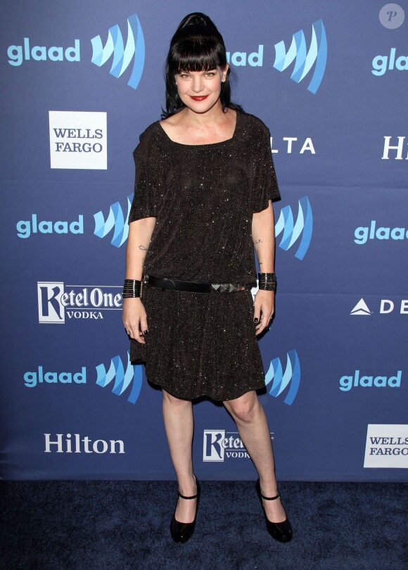 Pauley Perrette lors de la 26e cérémonie des GLAAD Media Awards à Beverly Hills, le 21 mars 2015.