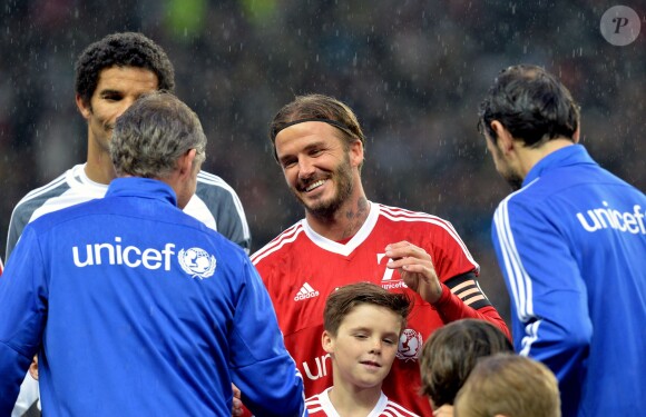 David Beckham à Manchester, le 14 novembre 2015.