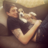 Krista Allen a posté une photo de son fils Jacob et de leur chien sur son compte Instagram.