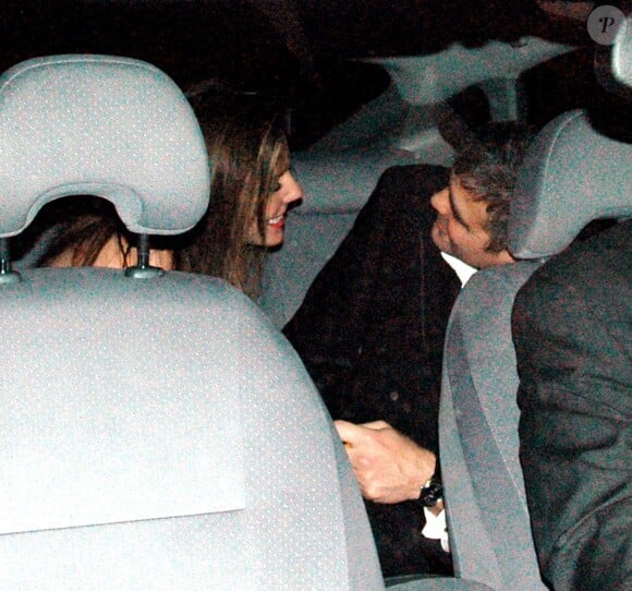 George Clooney et Krista Allen sont allés dîner à Los Angeles, le 4 mars 2006