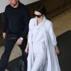 Kendall Jenner arrive à l'aéroport de Sydney, le 17 novembre 2015.