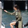 Kendall Jenner monte à bord d'un yacht au port de Sydney. Le 17 novembre 2015.
