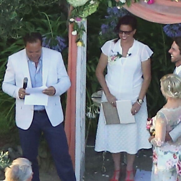 Exclusif - Mariage de Jennie Garth et David Abrams dans son ranch à Santa Ynez. Le 11 juillet 2015