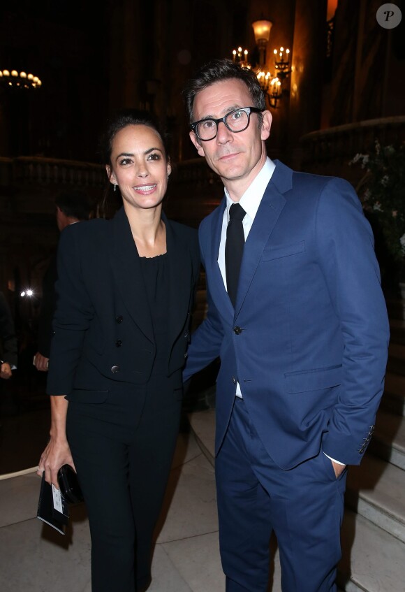 Bérénice Bejo et son mari Michel Hazanavicius - Gala d'ouverture de la saison du Ballet de l'Opéra national de Paris, le 24 septembre 2015.