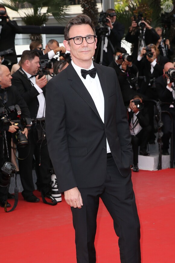Michel Hazanavicius - Montée des marches du film "Irrational Man" (L'homme irrationnel) lors du 68e Festival International du Film de Cannes, le 15 mai 2015.