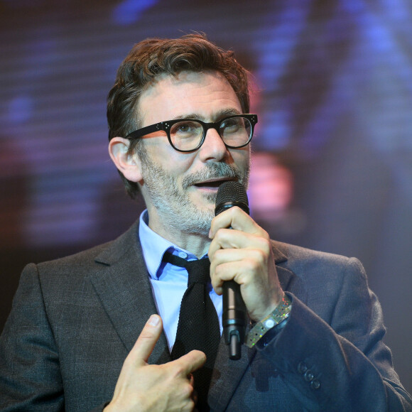 Michel Hazanavicius lors du 7e bal de charité pour Halloween organisé Leslie Hawke, la mère de Ethan Hawke au palais du parlement à Bucarest, le 25 octobre 2014.