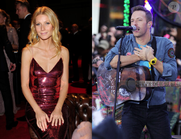 Gwyneth Paltrow à Berlin, le 1er février 2014. Chris Martin à New York le 21 octobre 2011. En 12 ans de vie commune, l'actrice et le chanteur n'ont jamais foulé un tapis rouge ensemble.