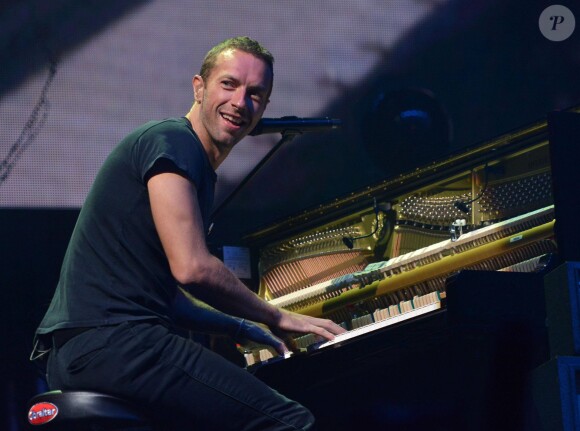 Chris Martin - Coldplay - Festival de musique "Big Weekend" à Glasgow les 24 et 25 mai 2014