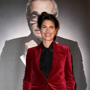 Alessandra Sublet - Photocall de la cérémonie de remise du prix Lumière à Martin Scorsese lors du festival Lumière 2015 (Grand Lyon Film Festival) à Lyon. Le 16 octobre 2015.