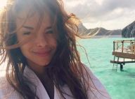 Marine Lorphelin à Tahiti : Sublime sans maquillage au réveil, sexy en bikini !
