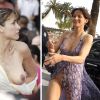 Les soucis de robe de Sophie Marceau, entre son sein échappé en 2005, et sa robe trop fendue en 2006.