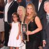 Mariah Carey et sa fille Monroe Cannon - Mariah Carey reçoit son étoile sur le Walk of Fame à Hollywood, le 5 août 2015.