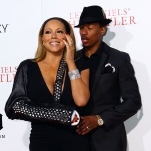 info - Nick Cannon et Mariah Carey - Nick Cannon officialise leur rupture - Mariah Carey (le bras casse), Nick Cannon - Premiere du film "The Butler" (Le Majordome) a New York, le 5 aout 2013.