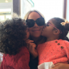 Mariah Carey et ses enfants, les jumeaux Monroe et Moroccan/ photo postée sur Instagram au mois de novembre 2015