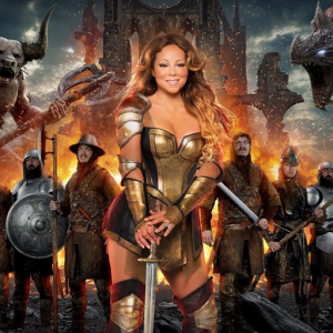 Mariah Carey est la nouvelle égérie du jeu Game Of War / photo postée sur Instagram au mois de novembre 2015