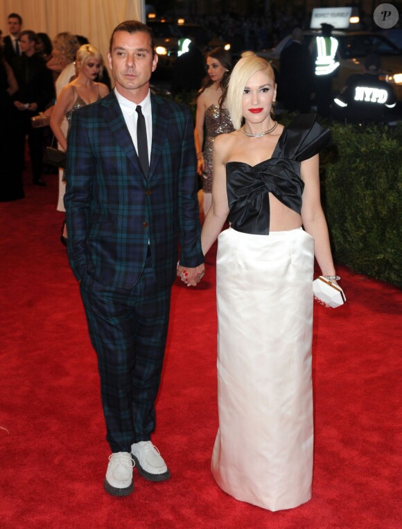Gwen Stefani, Gavin Rossdale - Soiree "'Punk: Chaos to Couture' Costume Institute Benefit Met Gala" a New York le 6 mai 2013.
