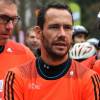 Michael Llodra lors du Run and Bike au Domaine de Saint-Cloud à Saint-Cloud, le 12 octobre 2014