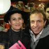 Caroline Loeb et Philippe Candeloro - Lancement du Marché de Noël de La Défense le 26 novembre 2015.